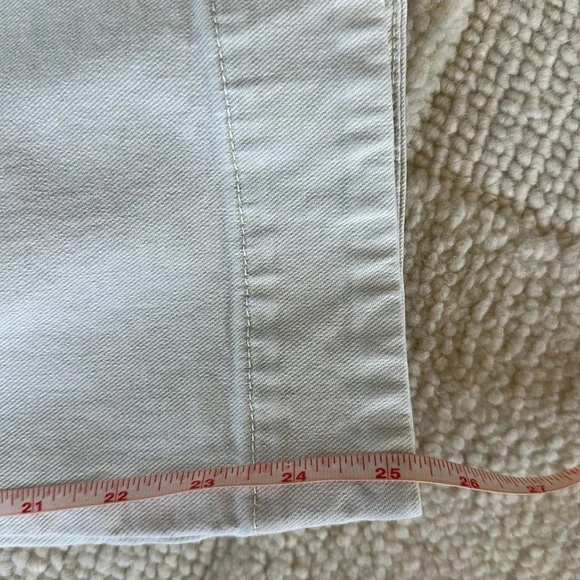 Ann Taylor Loft High rise wide leg sailor jeans size 30 - Picture 6 of 7